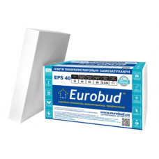 Пінополістирольні плити EUROBUD. EPS40. товшина 20мм